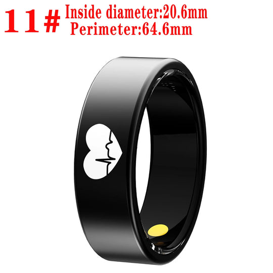 ECG Smart Ring - Heart Rate Body Temperature Health Tracker