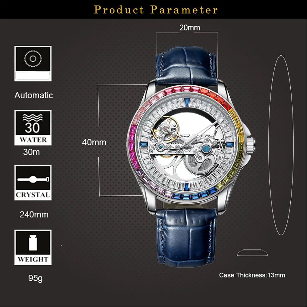 Luxury Men's Mecahnical Waterproof Wrist Watch