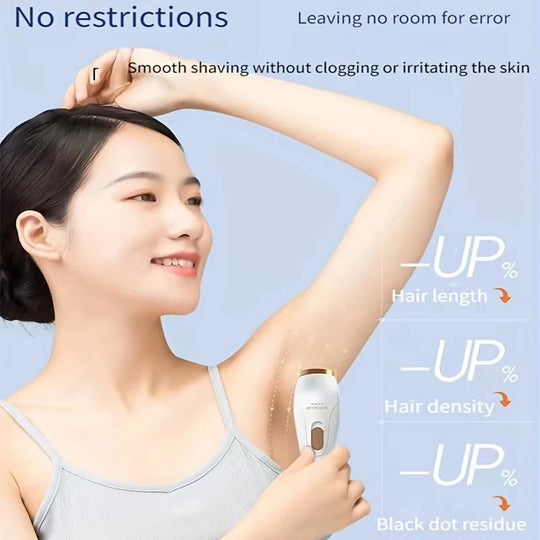 Portable Electric Lady Shaver - Armpit, Bikini, Arm, Leg & Face Hair Removal - Painless