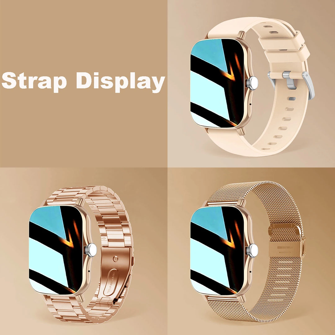 Smart Watch - AMOLED Bluetooth Call GPS NFC Waterproof Fitness Tracker