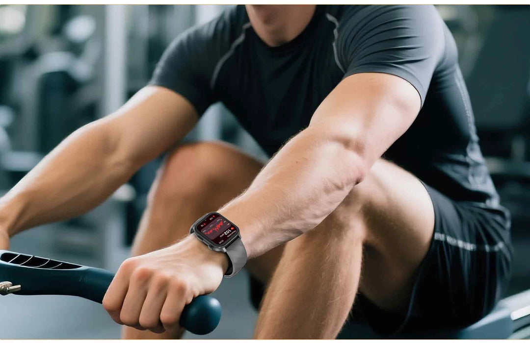 GPS Smart Watch - Heart Rate Blood Oxygen Pressure Bluetooth Call NFC