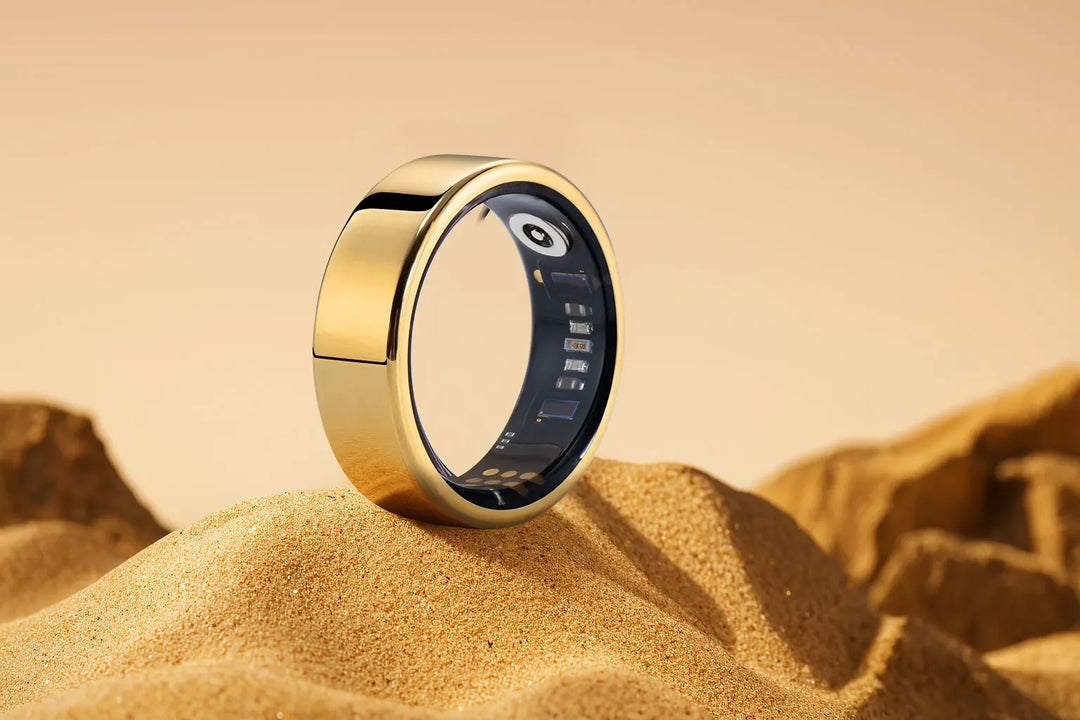 Smart Ring Fitness Tracker - Heart Rate Sleep Monitor with Charging Case
