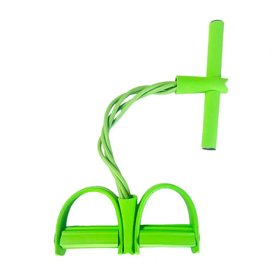 Pedal Resistance Band with Handle - 4/6 Tube Elastic Pull Rope for Yoga & Strength