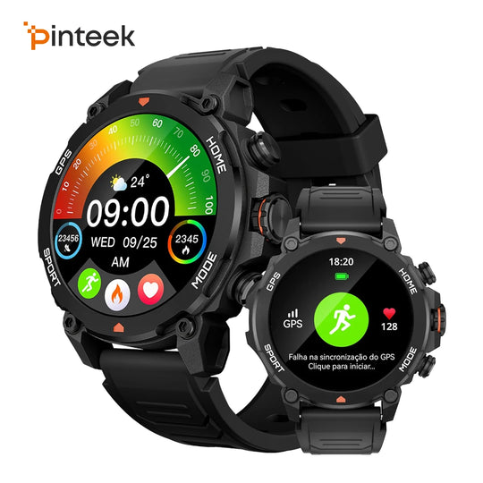 GPS Smartwatch - 1.43" AMOLED AI Sport Fitness Tracker with Bluetooth Call & Compass