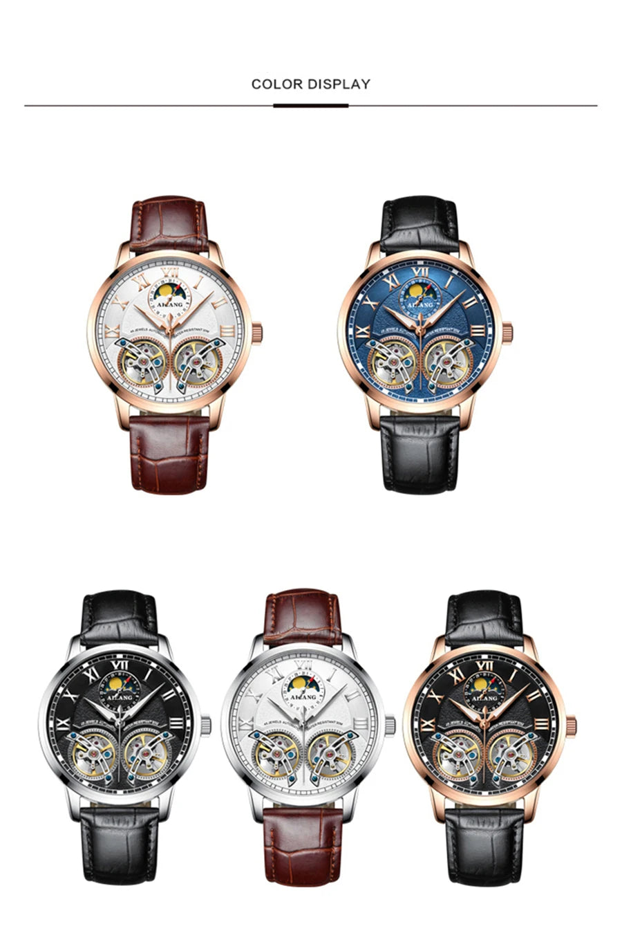 AILANG top luxury brand men's automatic watch