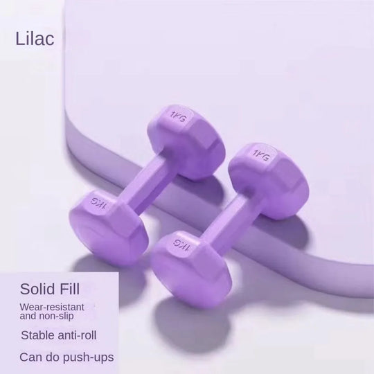 Fitness Dumbbell Set PVC Non-Slip