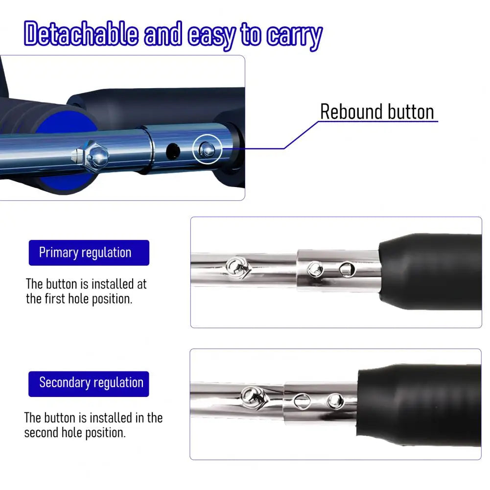 65*17.5cm Twister Arm Exerciser With Foam Handle 40-50kg Adjustable Chest Workout Bar Forearm Triceps Muscle Fitness Equipment