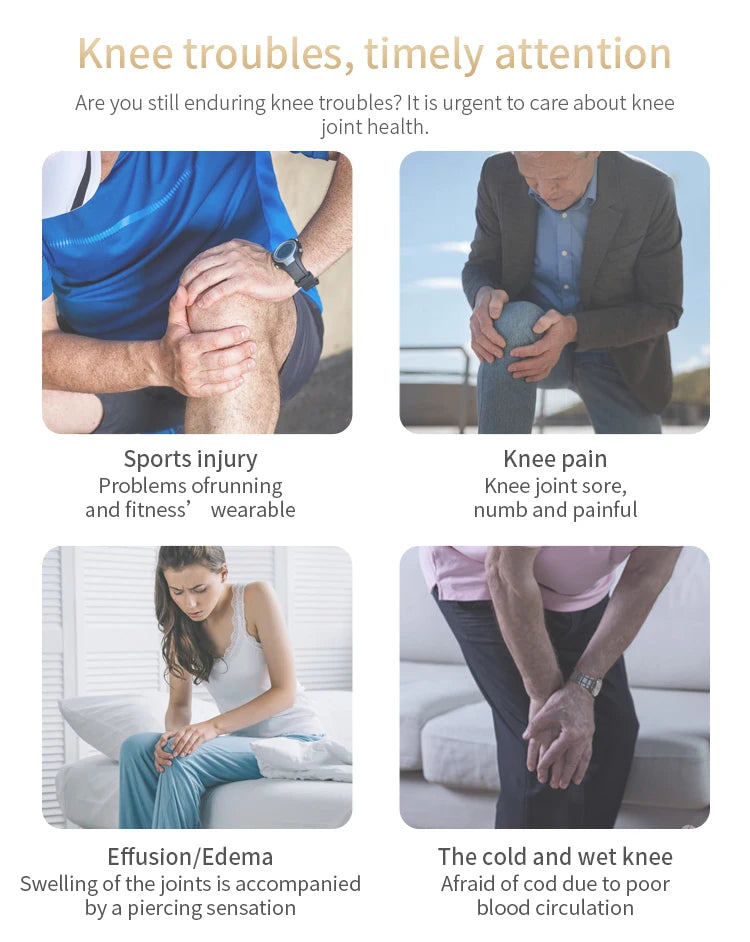 Knee Massager - Infrared Heat & Vibration for Joint Pain Relief