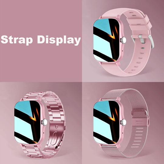 Smart Watch - AMOLED Bluetooth Call GPS NFC Waterproof Fitness Tracker