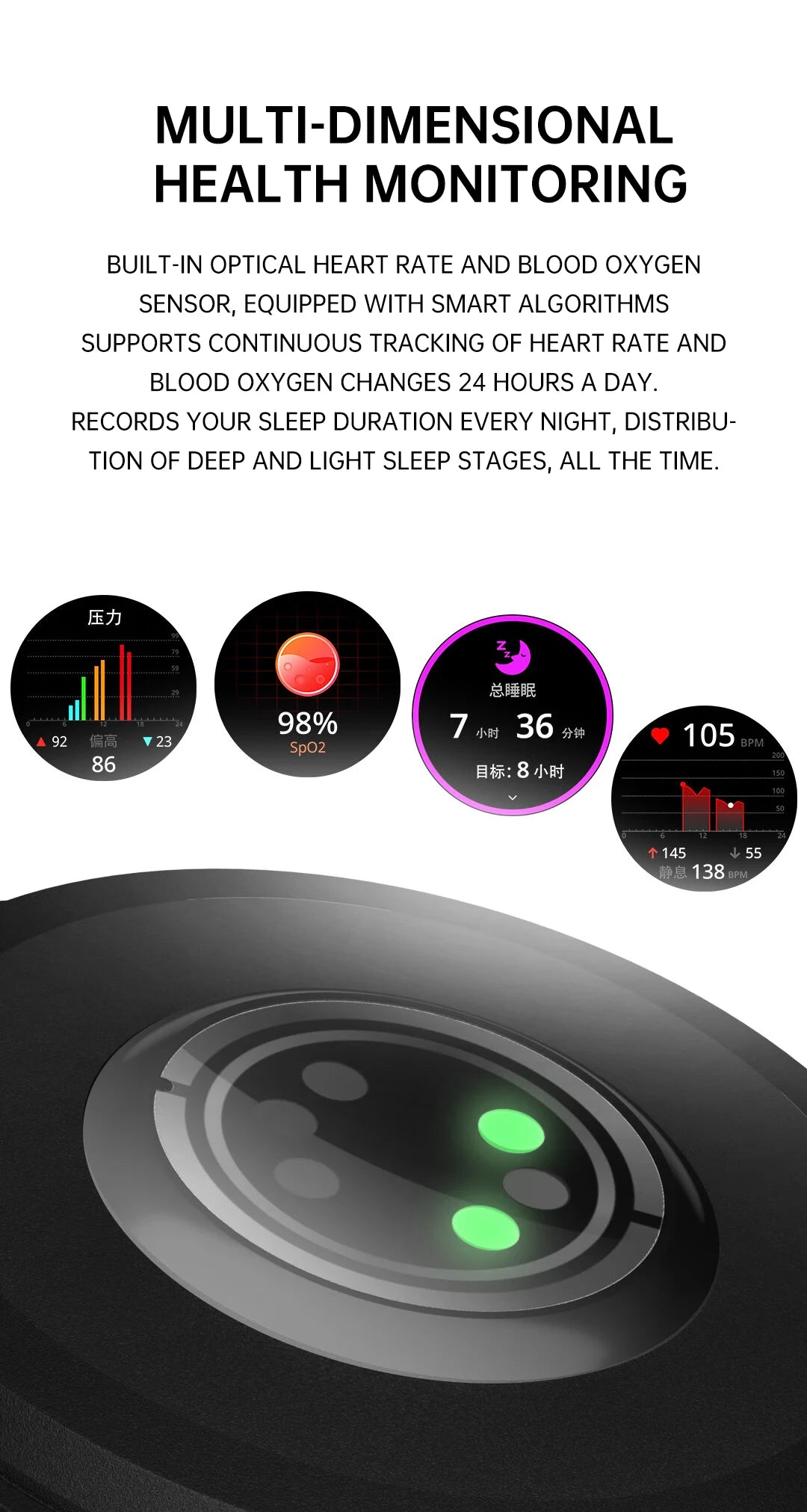 GPS Smartwatch - 1.43" AMOLED AI Sport Fitness Tracker with Bluetooth Call & Compass