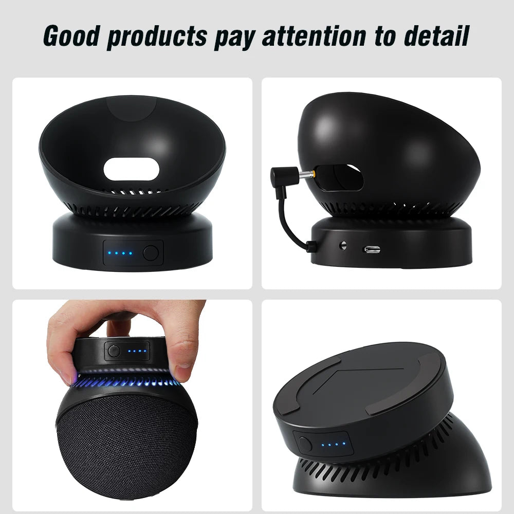 Echo Dot Battery Base - Portable Rechargeable Wireless Base for Echo Dot 4th & 5th Gen