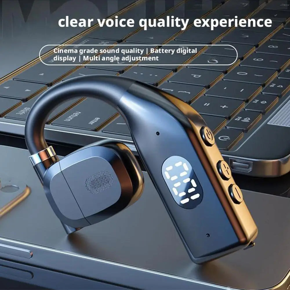 Earhook Gaming Headphones - Bluetooth 5.4 HiFi Stereo Sports Earbuds with Mic
