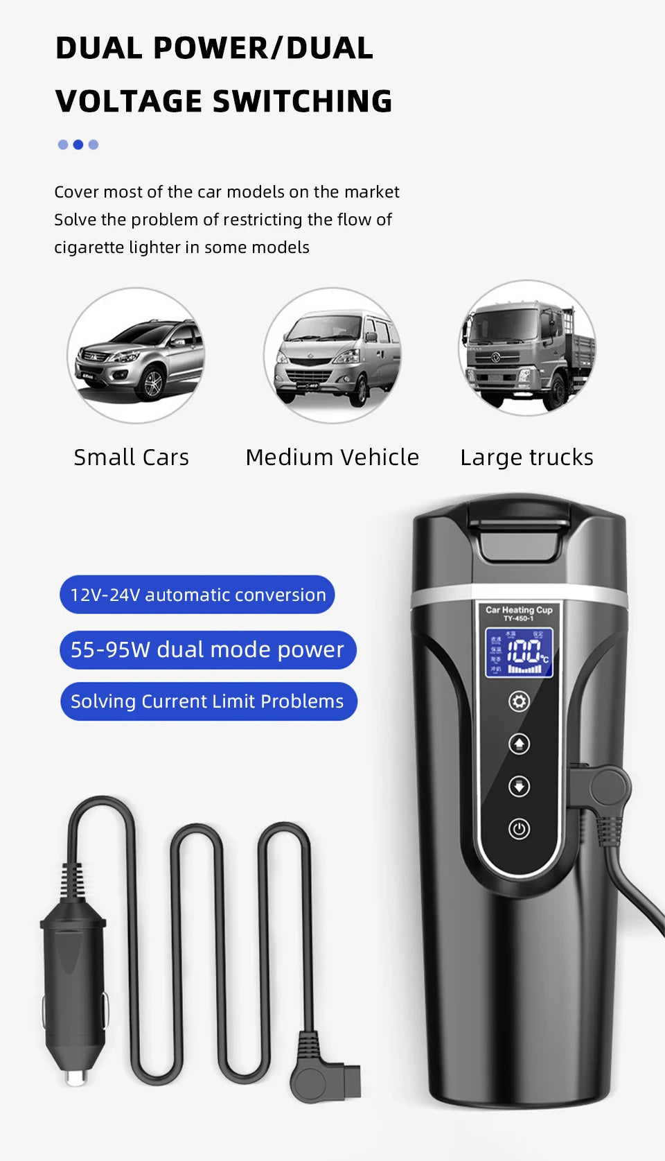 Car Electric Hot Water Mug