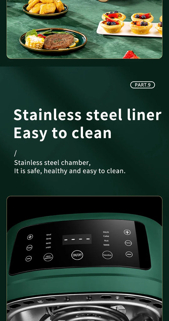 5L Smart Electric Air Fryers