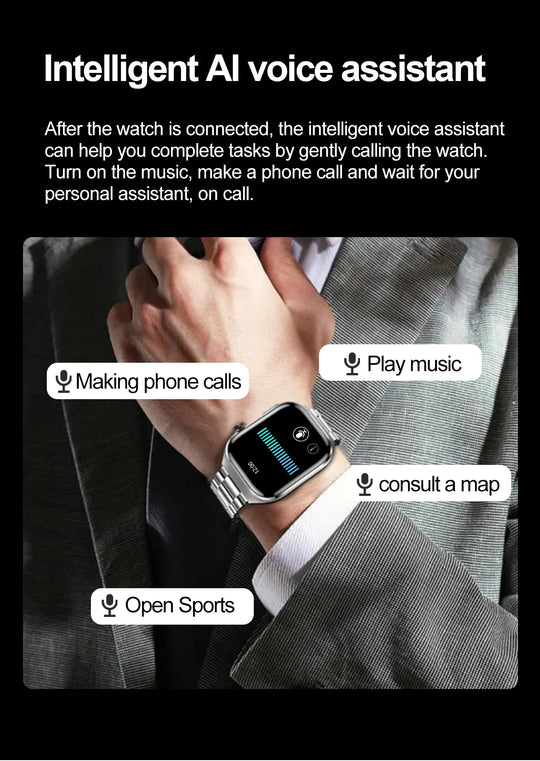 ECG+PPG Health Smartwatch - Heart Rate, Blood Pressure & BT Call Monitor