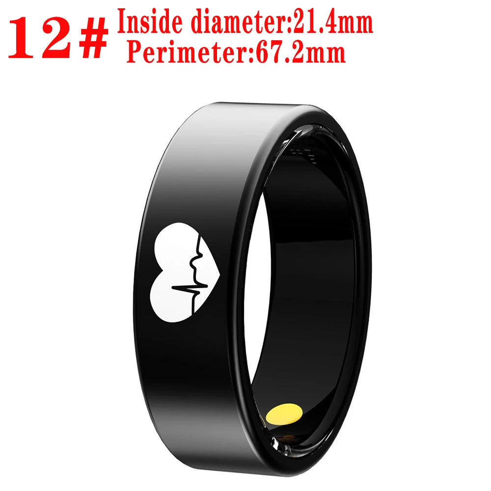 ECG Smart Ring - Heart Rate Body Temperature Health Tracker