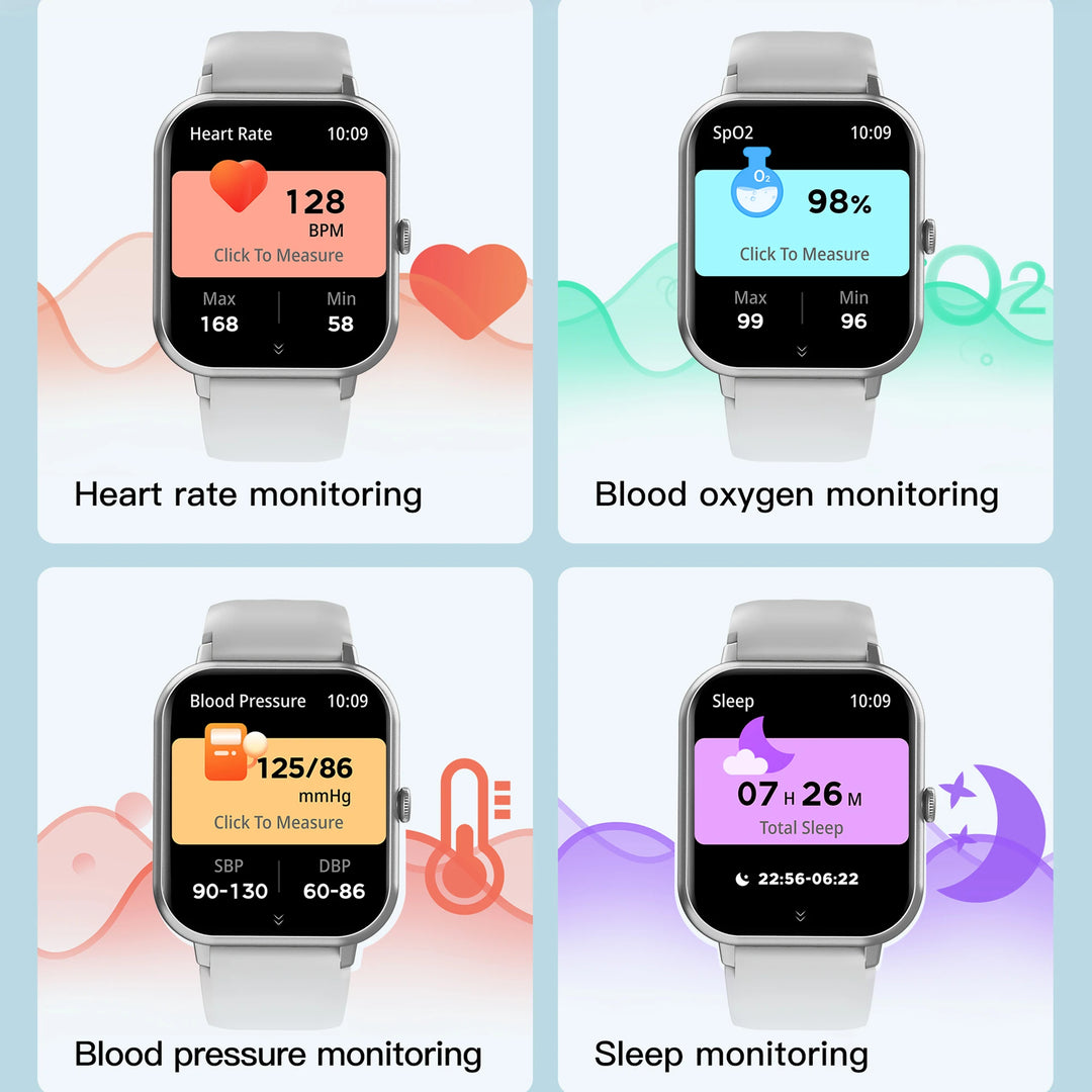 Smartwatch with Fitness Tracking & Notifications - Multi-Sport GPS Watch for iOS & Android