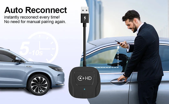 Wireless CarPlay Adapter - USB Dongle for Wired to Wireless CarPlay