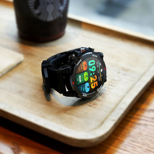 GPS Smartwatch - 1.43" AMOLED AI Sport Fitness Tracker with Bluetooth Call & Compass