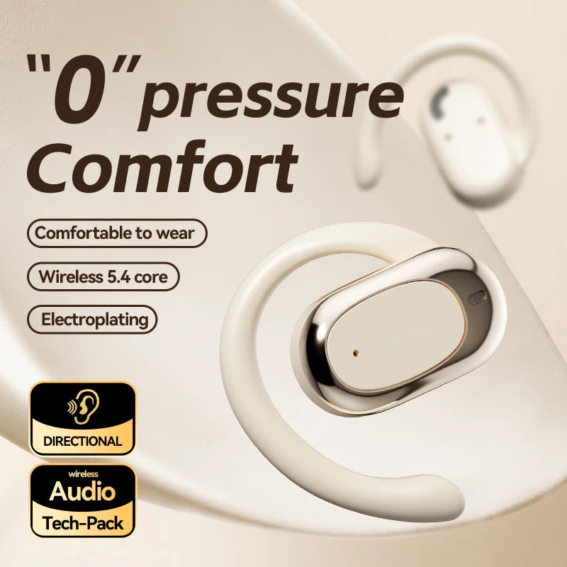 Open-Ear Wireless Earbuds - Bluetooth Low Latency Gaming Sports Headphones