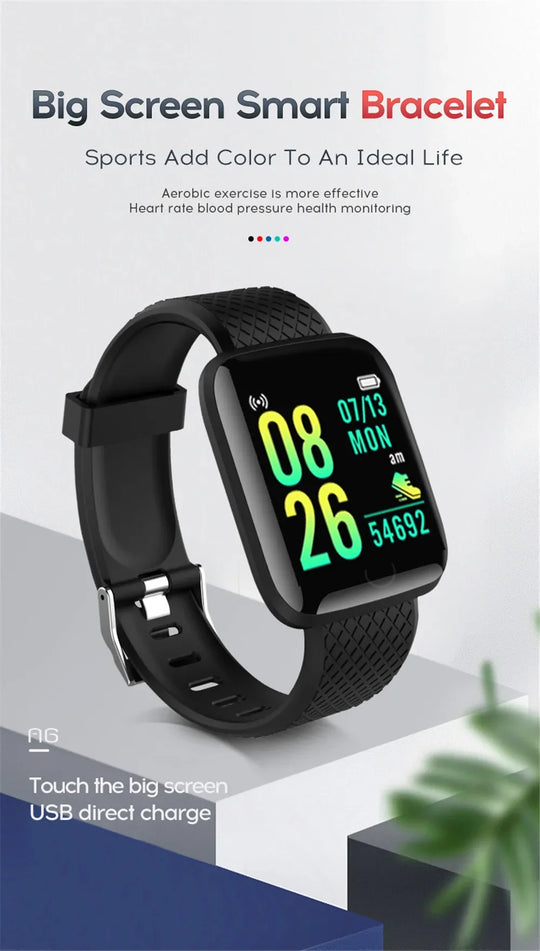 2025 Smartwatch - Full Touch Screen IP67 Waterproof Fitness Tracker