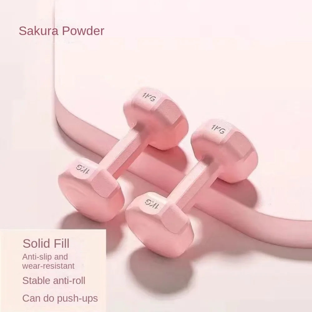 Fitness Dumbbell Set PVC Non-Slip