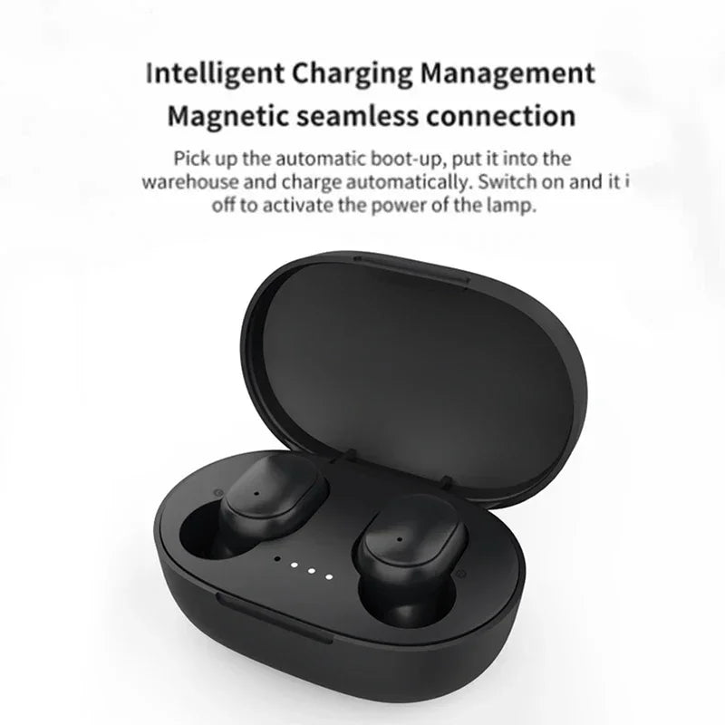 Wireless Bluetooth Earbuds - TWS Noise Cancelling Headset with Mic
