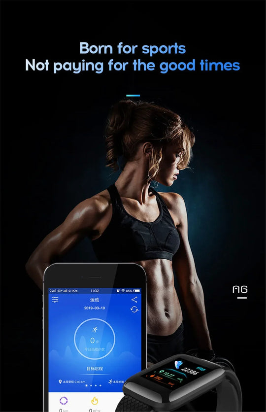 2025 Smartwatch - Full Touch Screen IP67 Waterproof Fitness Tracker