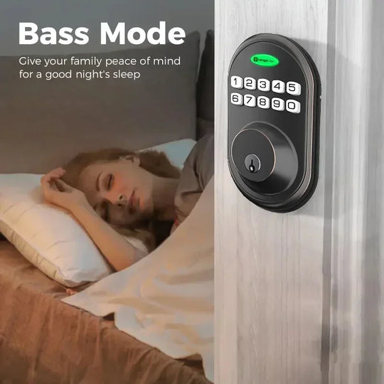 Keyless Entry Door Lock - Smart Deadbolt with Keypad & Auto Lock