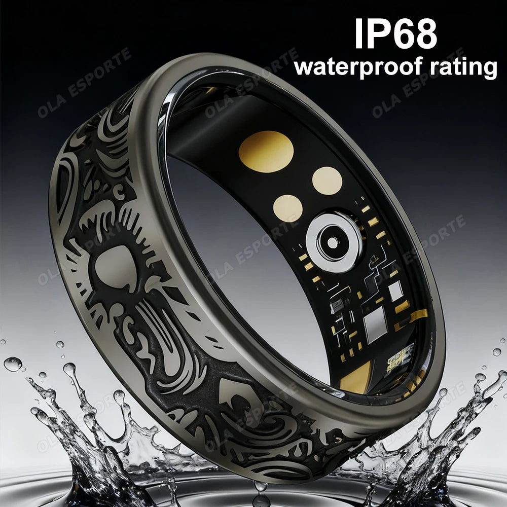 Smart Ring - Heart Rate Sleep Monitor IP68 Waterproof