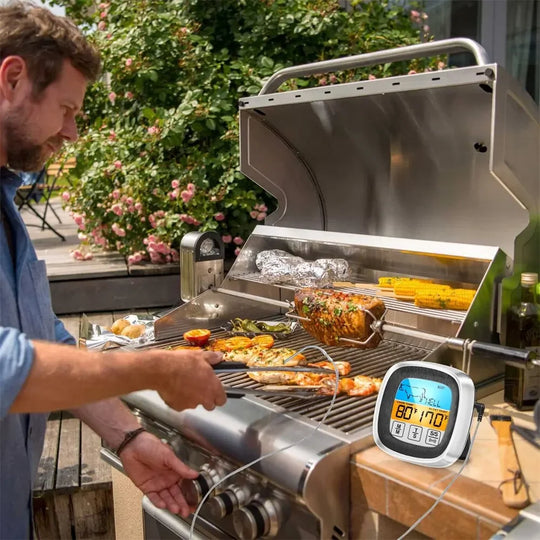 Digital Kitchen Thermometer Probe Touch Screen Meat Barbecue Food Temperature Measure Tool