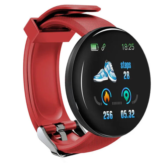 Smart Watch - Heart Rate Monitor Fitness Tracker Round Digital Watch