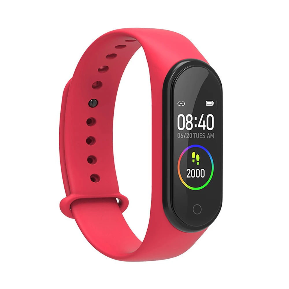 Smart Watch Wristband - Waterproof Blood Pressure Heart Rate Monitor