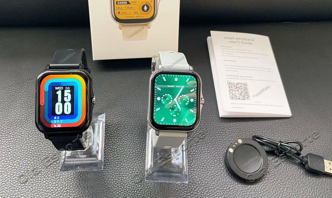 Smart Watch - AMOLED Bluetooth Call GPS NFC Waterproof Fitness Tracker