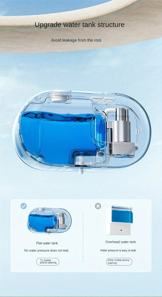 Sarmocare Smart Foaming Soap Dispenser - Touchless, LED Screen, 320ml, 3000mAh, USB-C