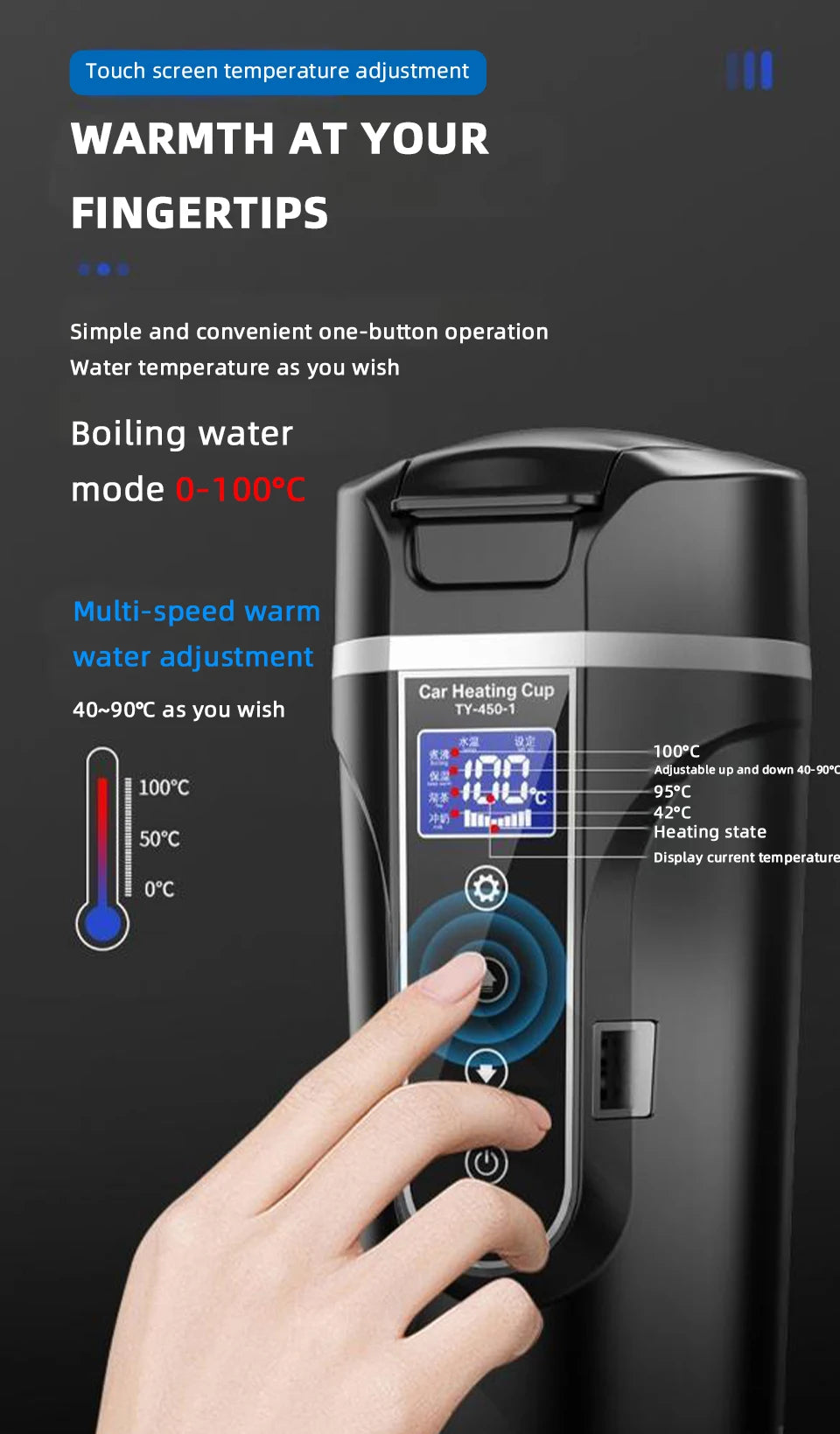 Car Electric Hot Water Mug