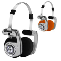 Wireless Retro Over-Ear Headphones - Bluetooth Foldable Noise Cancelling