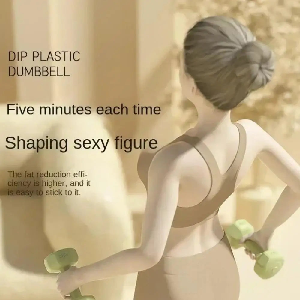 Fitness Dumbbell Set PVC Non-Slip