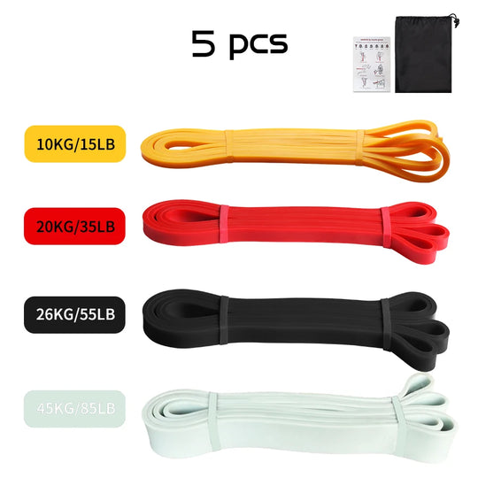 Heavy Duty Latex Resistance Band Exercise Elastic Band For Sport  Strength Pull Up Assist Band Workout Pilates Fitness Equipment
