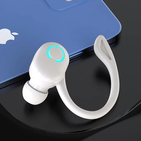 TWS Bluetooth 5.2 Earbuds - Single In-Ear Wireless Headset with Mic & ANC