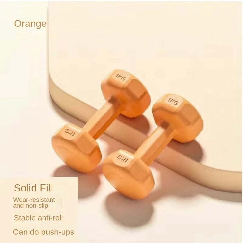 Fitness Dumbbell Set PVC Non-Slip