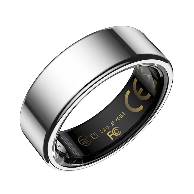 Smart Ring - LED Display Heart Rate Blood Oxygen Monitor Waterproof