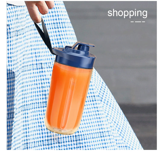 Portable Juicer Cup - 6-Blade Blender Bottle for Smoothies & Fresh Juice