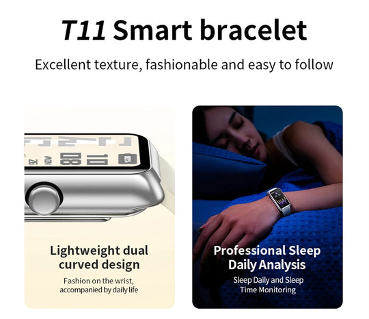 Fitness Tracker with Heart Rate & Sleep Monitor - Waterproof Smart Watch for Women & Men