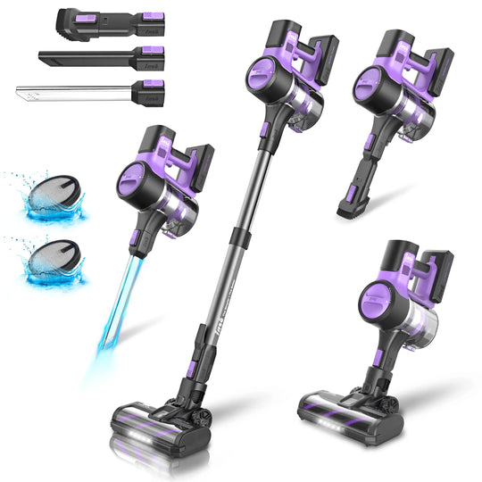 Cordless Vacuum Cleaner - 28KPa 3-Mode Handheld Stick for Home & Carpet