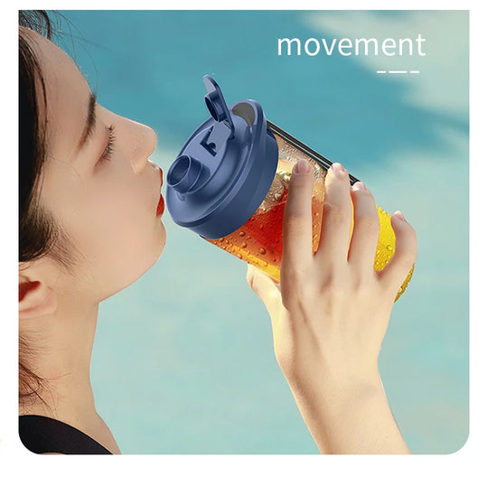 Portable Juicer Cup - 6-Blade Blender Bottle for Smoothies & Fresh Juice