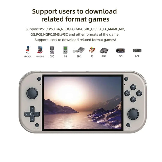 Retro Handheld Game Console - 4.3" Screen, 30000 Games, PSP PS1 Emulator, 64GB/128GB
