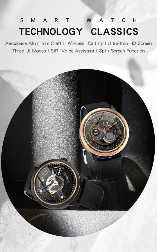 Women's Bluetooth Smart Watch - Heart Rate Blood Pressure Monitor Waterproof Smartwatch for Android & iOS