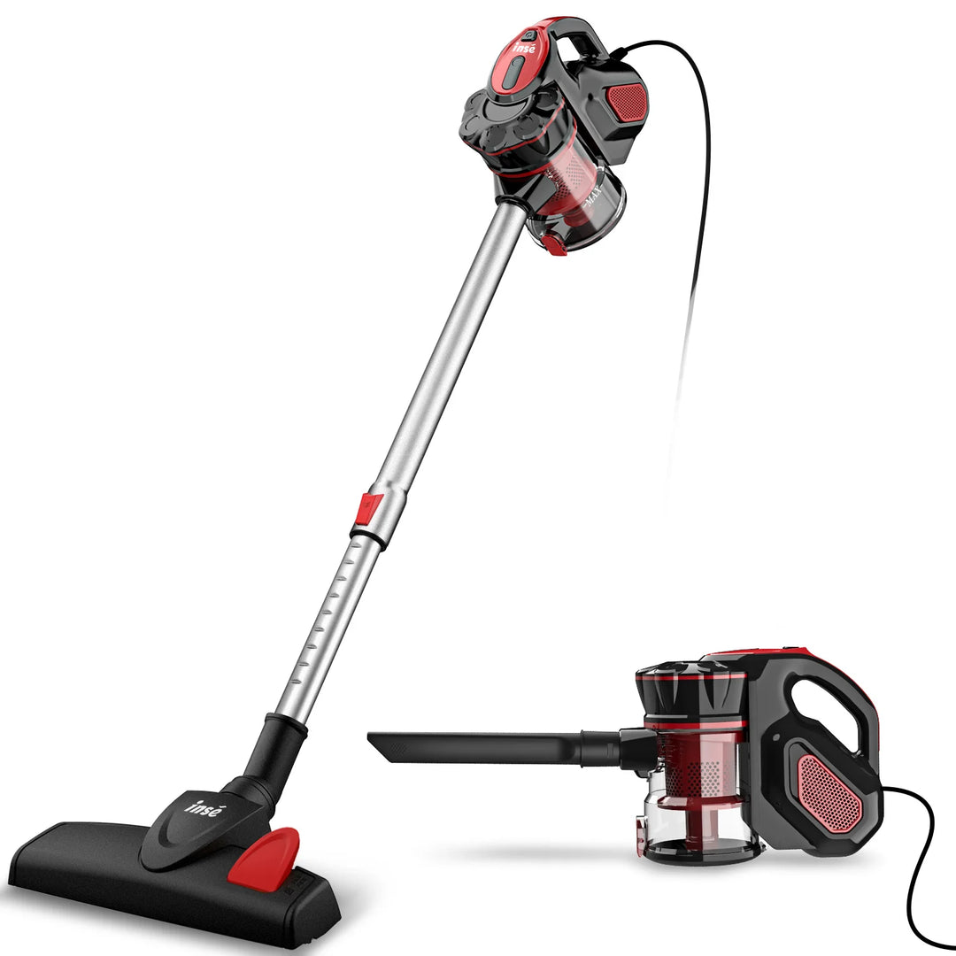 Corded Stick Vacuum Cleaner - 600W Powerful Suction, Bagless, Cyclone Filter - for Home, Pet Hair & Hard Floor