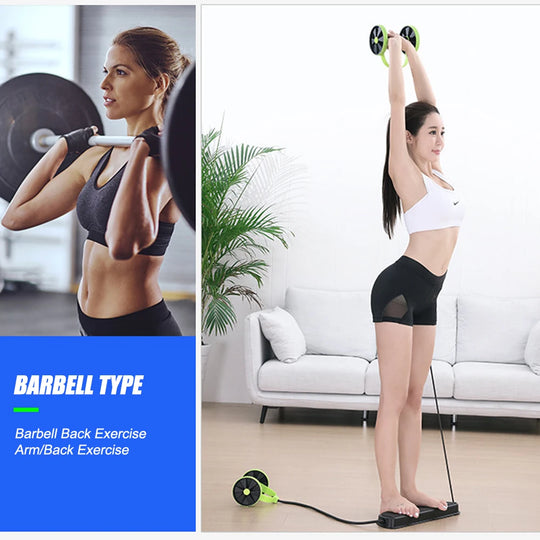 Ab Roller for Abs Workout Multifunctional Thicker No Noise Ab Roller Wheel Exercise Equipment Easy to Use Ab Roller Body Shaping